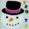 Wholesale decorative santa claus window gel stickers(LD-B2056)