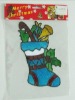 Wholesale christmas candles PVC fridge stickers (LD-M036)