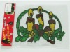 Wholesale christmas candles PVC fridge stickers (LD-M035)