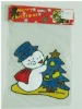 Wholesale Christmas tree PVC glass stickers(LD-M016)