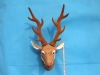 synthetic fur real-like deer head