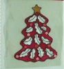 christmas bell PVC mirror stickers (LD-M058)