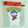 PVC santa claus gel stickers(LD-M079)