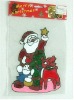 Wholesale santa claus window stickers for decr. (LD-M053)