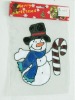 Wholesale santa claus with walking stick PVC fridge stickers (LD-M033)