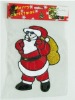 Wholesale santa claus with yellow bag PVC fridge stickers (LD-M031)