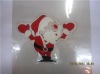Wholesale santa claus pringting gel window stickers(LD-P2011)