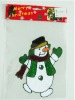 Wholesale dancing santa claus PVC fridge stickers (LD-M030)