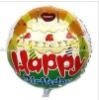 Wholesale 18" Birthday Foil Balloon, ROUND BIRTHDAY BALLOON, Foil Balloon,100 pcs/lot, Free Shipping