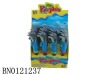 Candy toy w/candy tube,Cartoon dolphin candy toy