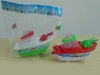 Wholesale Candy toy pull line cartoon ship with light