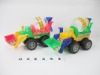 Wholesale engineering vehicles candy toy,frictional toy