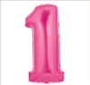 Wholesale 1 Pink Supershape Balloon, 100 pcs/lot, Free Shipping