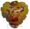 love Bear logo shape auto inflatable foil balloon