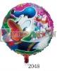Wholesale duck DIA 18'' Cartoon aluminum foil promotional balloon
