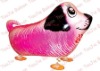 Wholesale Hot sell helium walking balloons -Pink Shaggy Dog