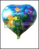 Wholesale Halloween DIA 18'' heart shape inflatable foil balloon