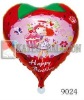 Wholesale lovely girl DIA 18'' Cartoon aluminum foil promotional balloon