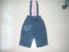Wholesale children short suspender pant