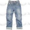 Wholesale Whiskering jeans 100% cotton long indigo pants fancy washed guarateed NEW