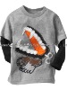 Wholesale 100% cotton baby children boys long sleeve T-shirt/baby clothes/kid wear/child clothes/child wear/baby clothing/kid clothes/