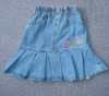 Wholesale Hot sell girls jeans pants jeans skirt P1002