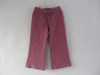 Wholesale 100% cotton fashion girl pants