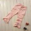 Wholesale 100% cotton children girl pants