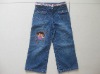Wholesale Girl's embroidered jeans