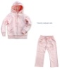 Wholesale Children's zipper hoodie track suite