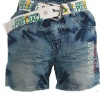Wholesale 100% cotton boy's fashion short trousers