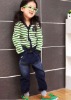 Wholesale child garment jeans new style fashion jeans child wear