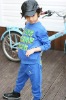 Wholesale Children's zipper hoodie track suite