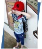 Wholesale child wear jeans 2011 new style fashion jeans