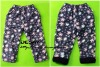 Wholesale DSK027 girl's cotton trousers with fleece lining