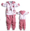 Wholesale 2011 new childs clothes three suits