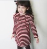 Wholesale the newest girl's spring and autumn suit /long shirt and trouser