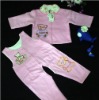 Wholesale 2011 children's fashion cute funny comfortable new clothing set