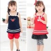 Wholesale 2011 children's fashion cute funny comfortable new clothing set