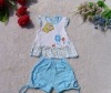 Wholesale 2011 children's fashion cute funny comfortable new clothing set