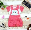 Wholesale 2011 children's fashion lovely funny comfortable new clothing set