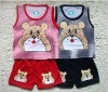 Wholesale 2011 children's fashion cute funny comfortable new clothing set