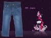 Wholesale fashion red monkey jeans