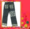 Wholesale girls fashion printing jeans