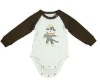 Wholesale Pure cotton long-sleeved triangle baby clothes