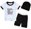 Wholesale 2011 baby three-piece suit /baby romper