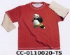 Wholesale Children's t-shirt of 100% cotton for 2-6 years old