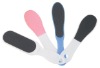 Wholesale Pedicure file--4 colors choice for plastic foot file
