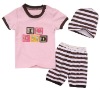 Wholesale 100% cotton short sleeve and short pants Baby suits
