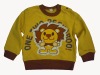 Wholesale 100%cotton jersey 180 grams, yellow, print,round-neck boy T-shirt